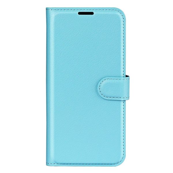 Xiaomi Poco F4 GT Litchi Læder Cover m. Pung - Lyseblå Online Sale