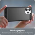 Xiaomi Redmi 12 (4G)   12 (5G)   Poco M6 Pro (5G) Brushed Carbon Fiber Fleksibelt Plastik Cover - Sort Hot on Sale