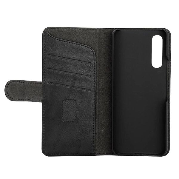 GEAR Sony Xperia 10 V Læder Cover m. Pung - Sort Online Hot Sale