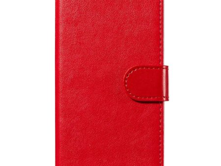 Xiaomi Redmi 12C Læder Cover m. Pung og Strop - Rød Online now