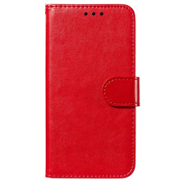 Xiaomi Redmi 12C Læder Cover m. Pung og Strop - Rød Online now