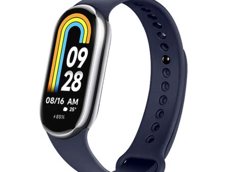 Xiaomi Smart Band 8 9 Tech-Protect Iconband Fleksibel Plastik Rem - Navy Blå Online now