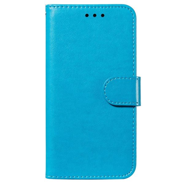 Xiaomi Redmi 12C Læder Cover m. Pung og Strop - Blå Online Hot Sale