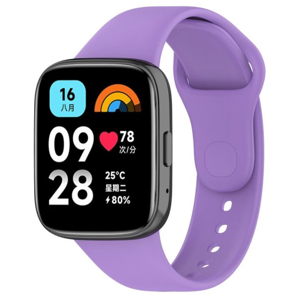 Xiaomi Redmi Watch 3 Active Silikone Rem - Lilla Fashion