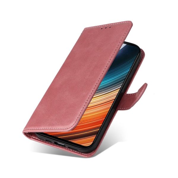 Xiaomi Poco F4 Læder Cover m. Pung & Strop - Rose Gold Discount