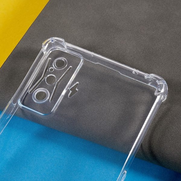 Xiaomi Poco F4 GT Fleksibelt Plastik Shockproof Cover - Gennemsigtig Online