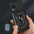 Xiaomi Poco F4 Håndværker Cover m. Magnetisk Kickstand & Cam Slider - Sort Online