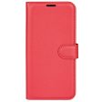 Xiaomi Poco F4 Litchi Læder Cover m. Pung - Rød For Cheap