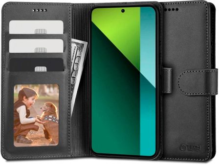 Xiaomi Redmi Note 13 Pro (5G) Tech-Protect Wallet m. Pung - Sort For Cheap