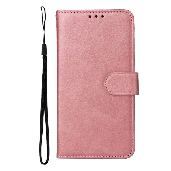 Xiaomi Poco F4 Læder Cover m. Pung & Strop - Rose Gold Discount