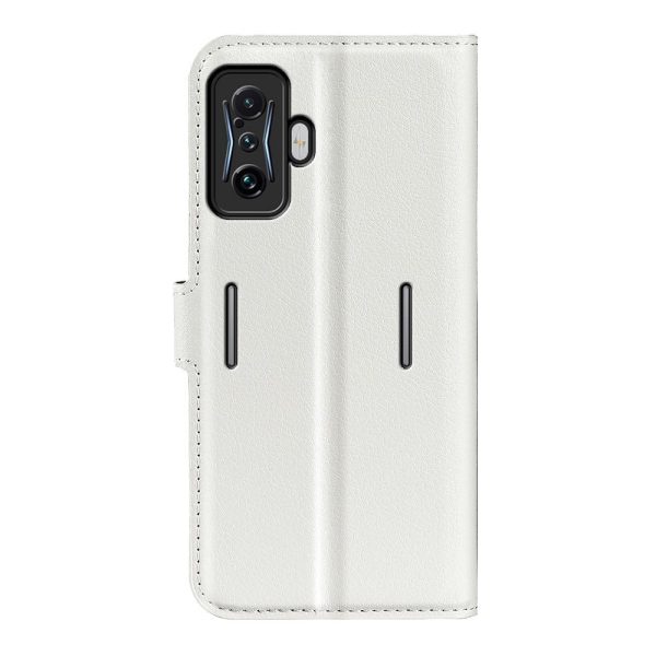 Xiaomi Poco F4 GT Litchi Læder Cover m. Pung - Hvid Online now