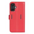 Xiaomi Poco F4 GT Litchi Læder Cover m. Pung - Rød Sale