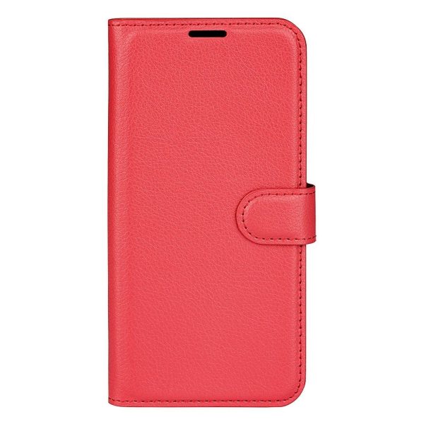 Xiaomi Poco F4 GT Litchi Læder Cover m. Pung - Rød Sale