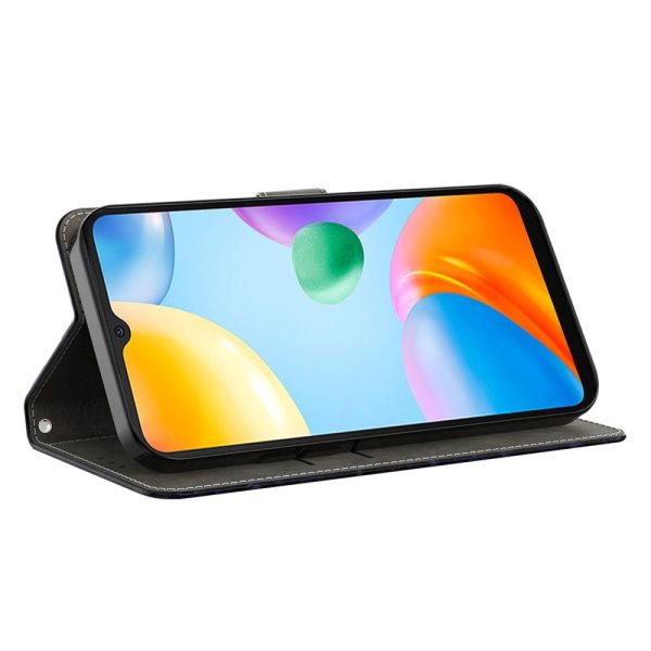 Xiaomi 13T   13T Pro Læder Cover m. Pung & Print - Sort Kat Online Hot Sale