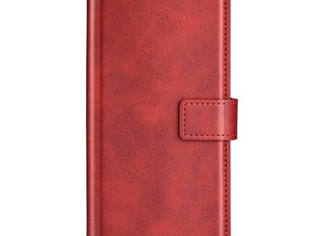 Xiaomi Redmi Note 11 Pro+ (Plus) Læder Cover m. Kortholder & Magnetisk Luk - Rød For Discount