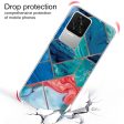 Xiaomi Poco F4 Fleksibelt Plastik Cover - Blå Marmor Online Hot Sale