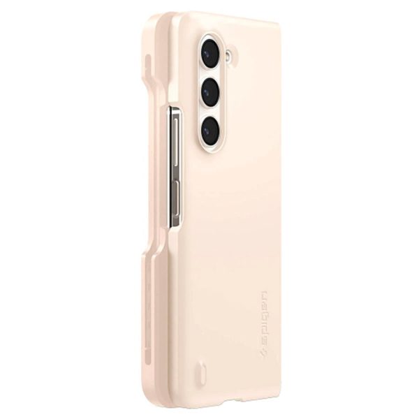 Samsung Galaxy Z Fold 5 Spigen Thin Fit Cover - Cremehvid For Discount