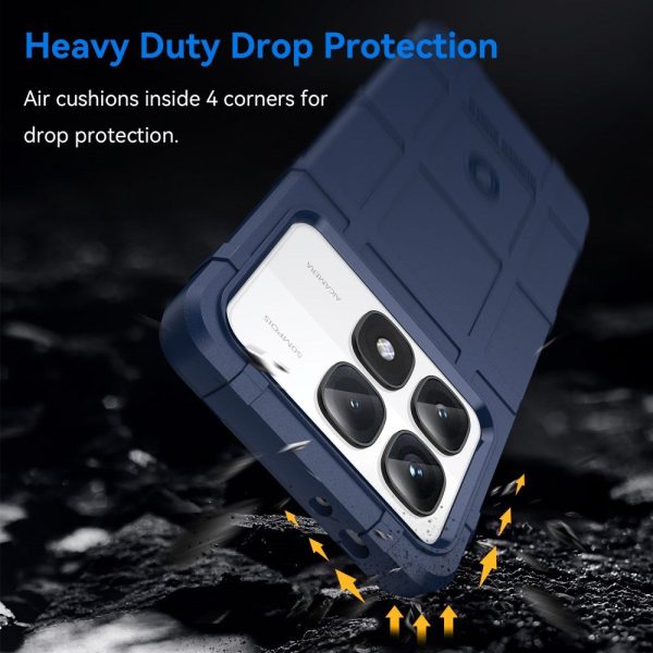 EIDERWOOD Xiaomi 14T Pro Rugged Shield Series Håndværker Cover - Blå on Sale