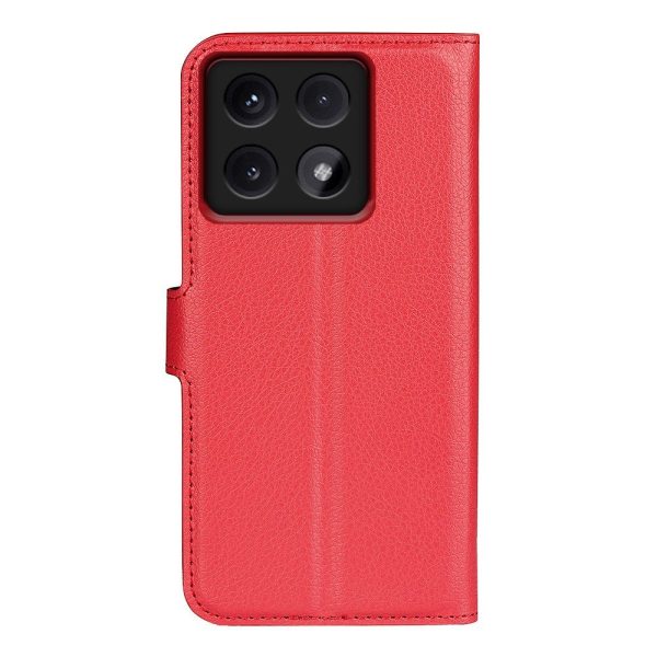 EIDERWOOD Xiaomi 14T Litchi Læder Cover m. Pung - Rød Cheap