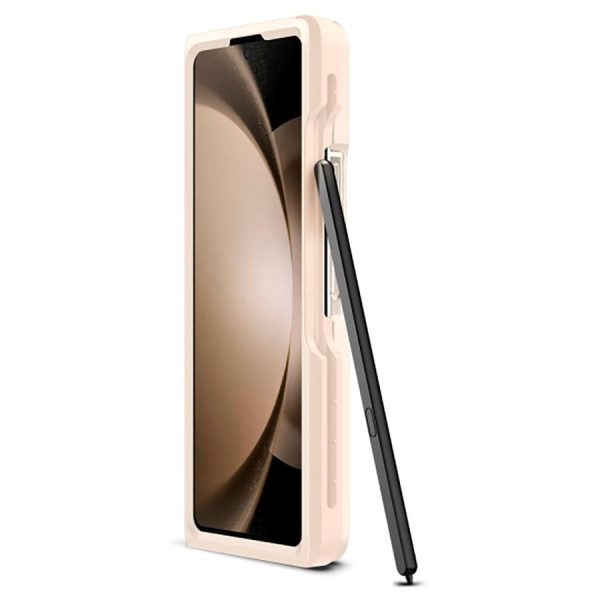 Samsung Galaxy Z Fold 5 Spigen Thin Fit Cover - Cremehvid For Discount