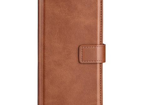 Xiaomi Redmi Note 11 Pro+ (Plus) Læder Cover m. Kortholder & Magnetisk Luk - Brun on Sale