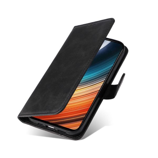 Xiaomi Poco F4 Læder Cover m. Pung & Strop - Sort For Discount