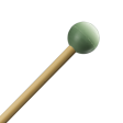 Vic Firth M409 Articulate Series Keyboard Mallet Medium Rubber Round (Green) on Sale