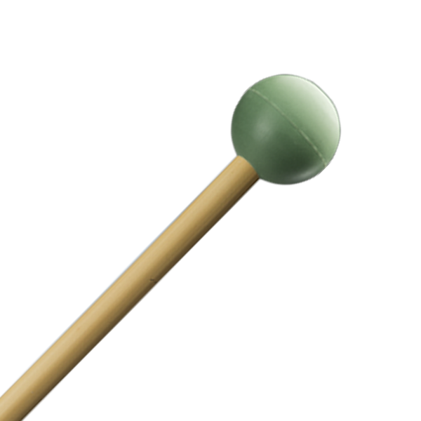 Vic Firth M409 Articulate Series Keyboard Mallet Medium Rubber Round (Green) on Sale