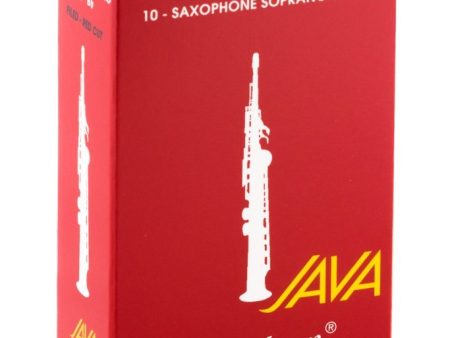 Vandoren SR302R Soprano Sax JAVA Red Reeds Strength 2 (Box of 10) For Cheap