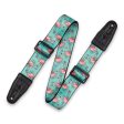 Levy s MPD2-121 Polyester Guitar Strap - 2  (Flamingos) on Sale