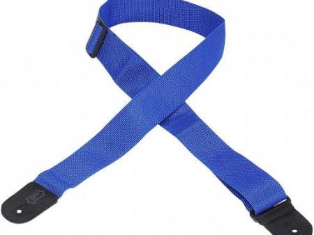 Levy s M8POLY-ROY Polypropylene Guitar Strap - 2  (Royal Blue) Fashion