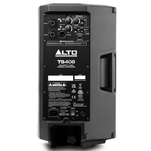 Alto TS408 2000W Powered Speaker With Bluetooth - 8  Supply