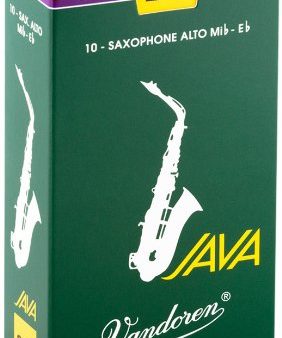 Vandoren SR2625 Alto Sax JAVA Reeds Strength 2.5 (Box of 10) For Discount