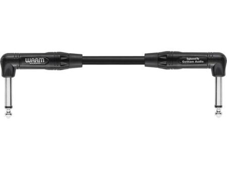 Warm Audio Pro-TS-2RT-1 Pro Series Both Ends Right-Angle Instrument Cable - 1  Online