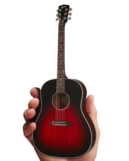 Axe Heaven GG-633 Slash Gibson J-45 Acoustic 1:4 Scale Mini Guitar Model (Vermillion Burst) Discount