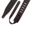 Levy s M17BAS Pull-Up Butter Leather Guitar Strap - 2.5  (Dark Brown) Sale