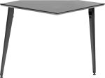 Gator Frameworks GFW-ELITEDESKCRNR-BLK Elite Furniture Series Corner Desk Section (Black Finish) Hot on Sale