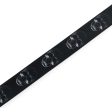 Levy s MPD2-112 Polyester Guitar Strap - 2  (Black & White Scanned Skull Motif) For Discount