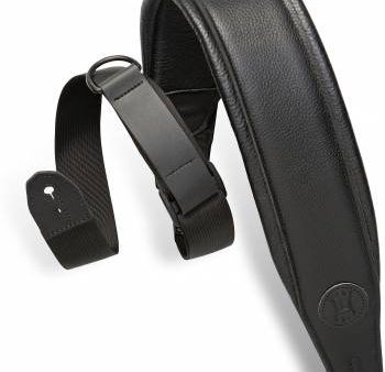 Levys MRHGP Line Garment Padded Guitar Strap - 3.5” (Black) Sale