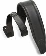 Levys MRHGP Line Garment Padded Guitar Strap - 3.5” (Black) Sale