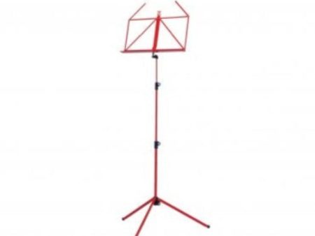 K&M 100 1 3-Piece Folding Music Stand (Red) Discount