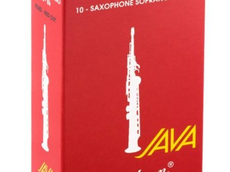 Vandoren SR304R Soprano Sax JAVA Red Reeds Strength 4 (Box of 10) Online