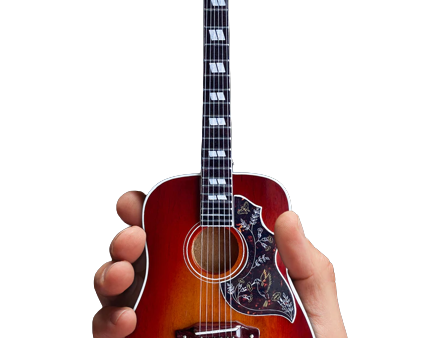 Axe Heaven GG-631 Gibson Hummingbird 1:4 Scale Mini Guitar Model (Vintage Cherry) Online Sale