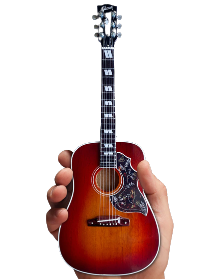 Axe Heaven GG-631 Gibson Hummingbird 1:4 Scale Mini Guitar Model (Vintage Cherry) Online Sale