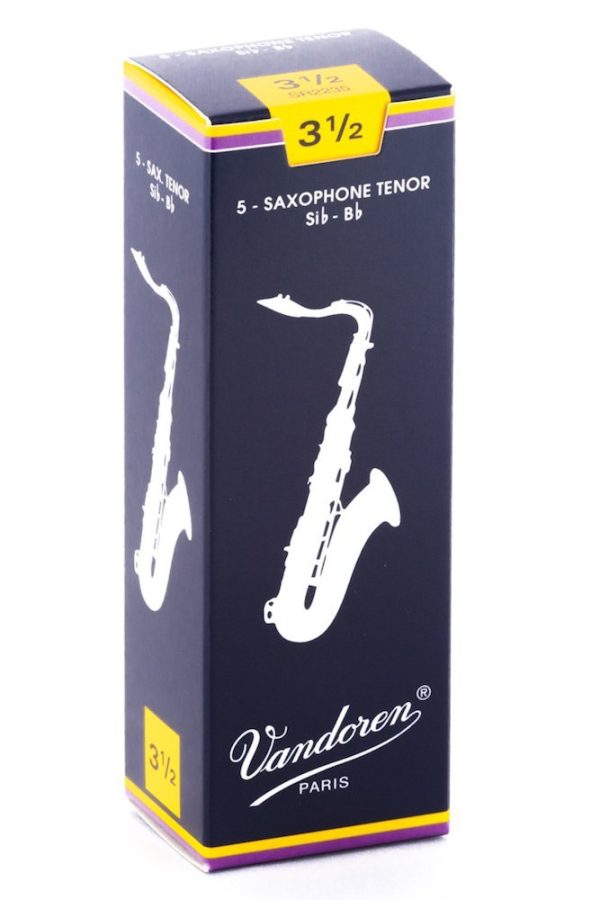 Vandoren SR2235 Tenor Sax Traditional Reeds Strength 3.5 (Box of 5) For Sale