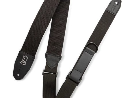 Levy’s MRHC Right Height Cotton Guitar Strap - 2.5  (Black) Online