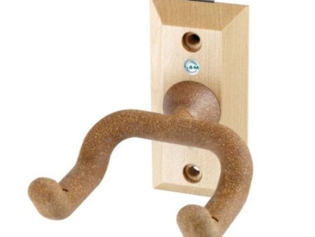 K&M 16220 Wall Mount Guitar Hook Front Facing Yoke (Cork) Online Hot Sale