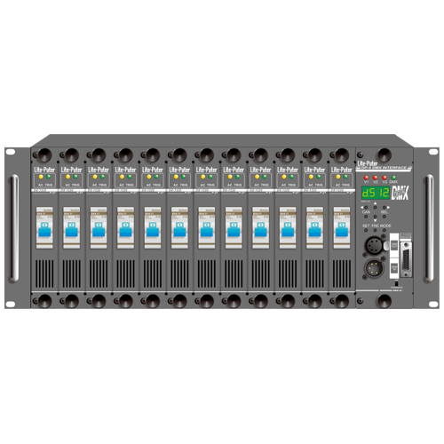 Lite-Puter DX-1220AF 12 Channel Modular Dimmer Pack With LED Anti-Flicker Online Hot Sale