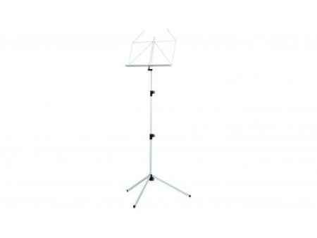 K&M 100 1 3-Piece Folding Music Stand (White) Fashion