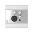 Audac WP225 Universal Wall Panel Microphone, Line & Bluetooth Receiver (White) Cheap